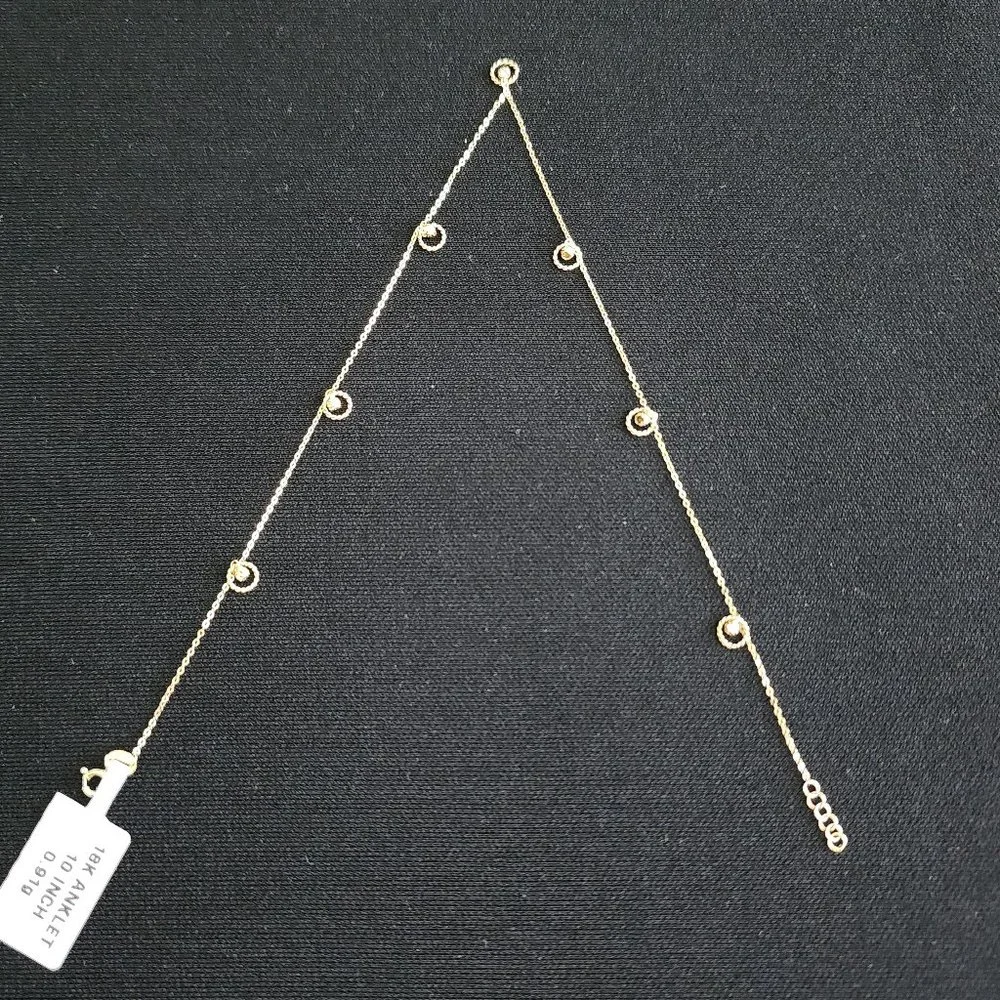 Gold anklet - Picture 10 of 12